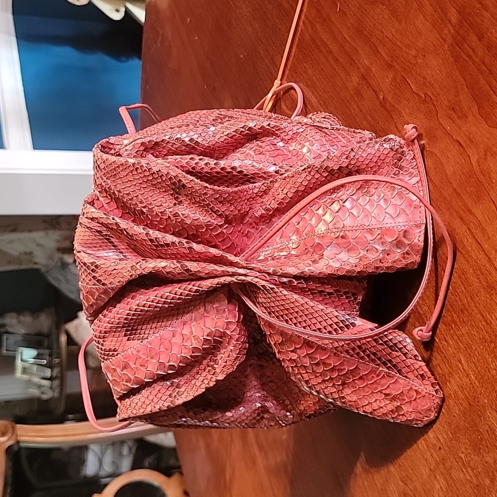Carlos Falchi Vintage Designe Snake Skin